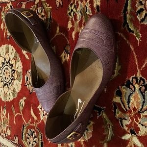 Cirna Size 7 Purple flats Made in Brazil perfection undercover